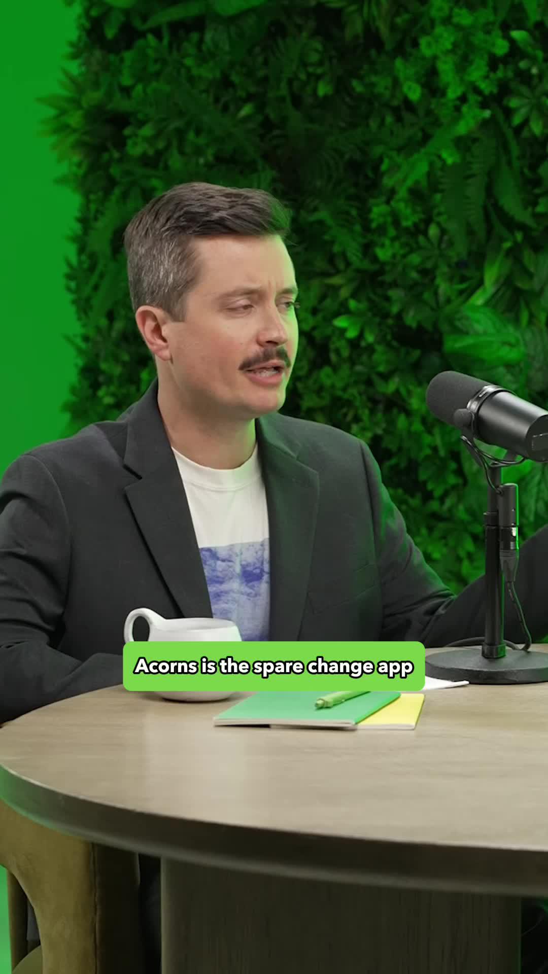 Acorns auto-invests your spare change. Buy a coffee? Gas? Groceries? That's all investing.