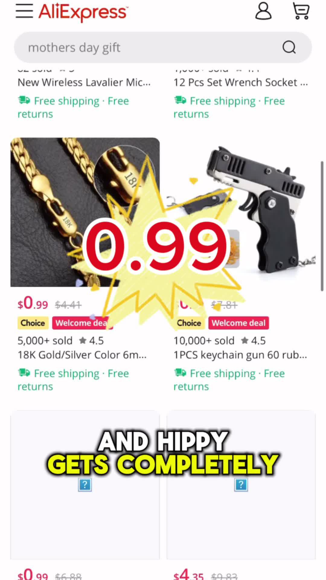 3 items for $0.99 on 1st order