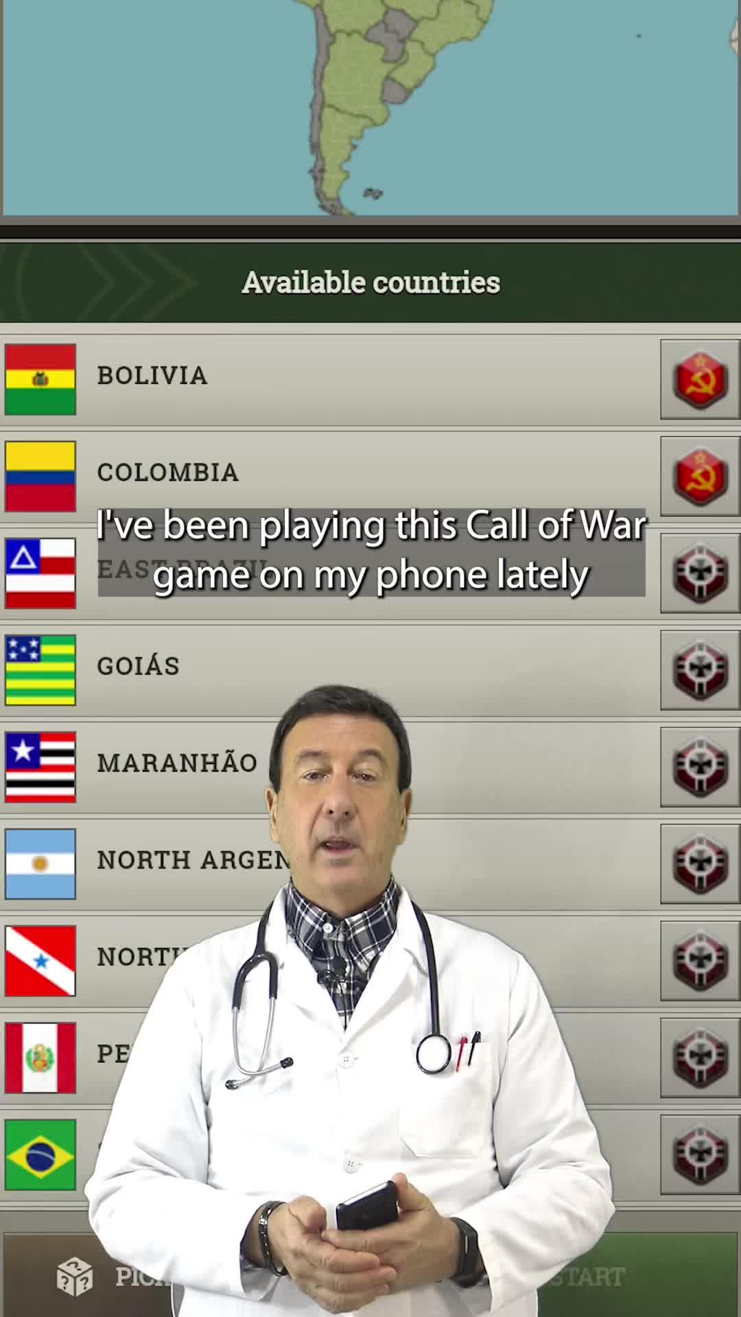 9 out of 10 doctors recommend #callofwar #bytro #strategy #brainhealth #notarealdoctor #frankgeorgetv #US 
