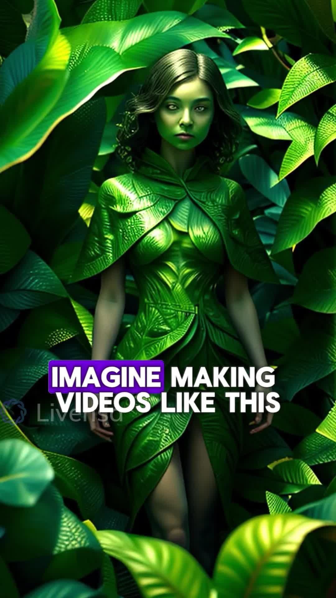 Create Al videos with your own words on mobile