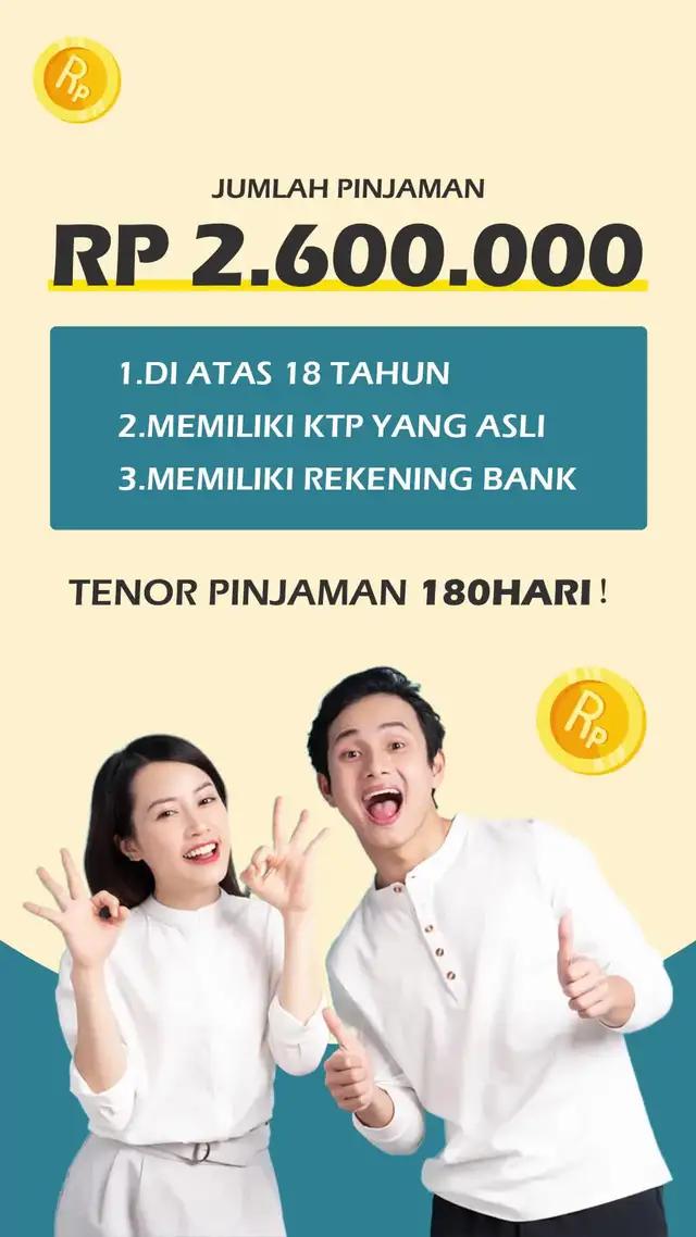 Dapatkan pinjaman hingga Rp10 juta