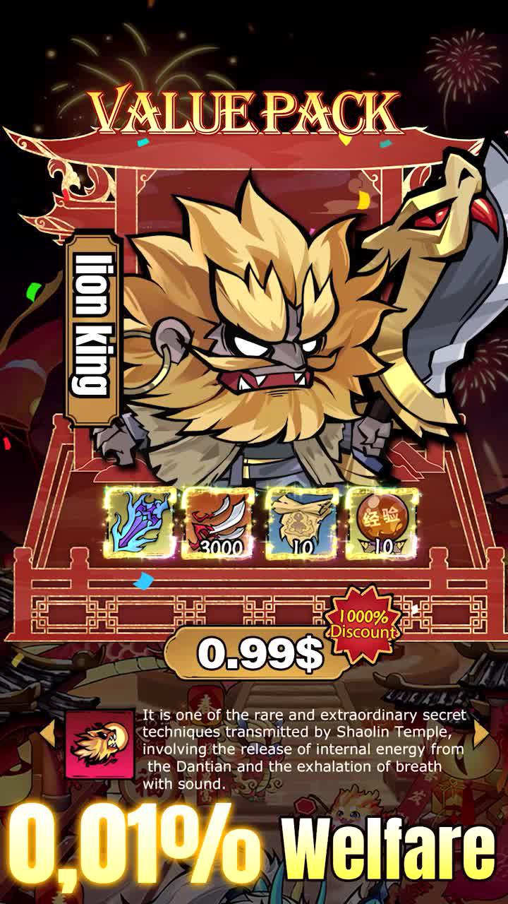 Upgrade, defeat the monster and become a legend!