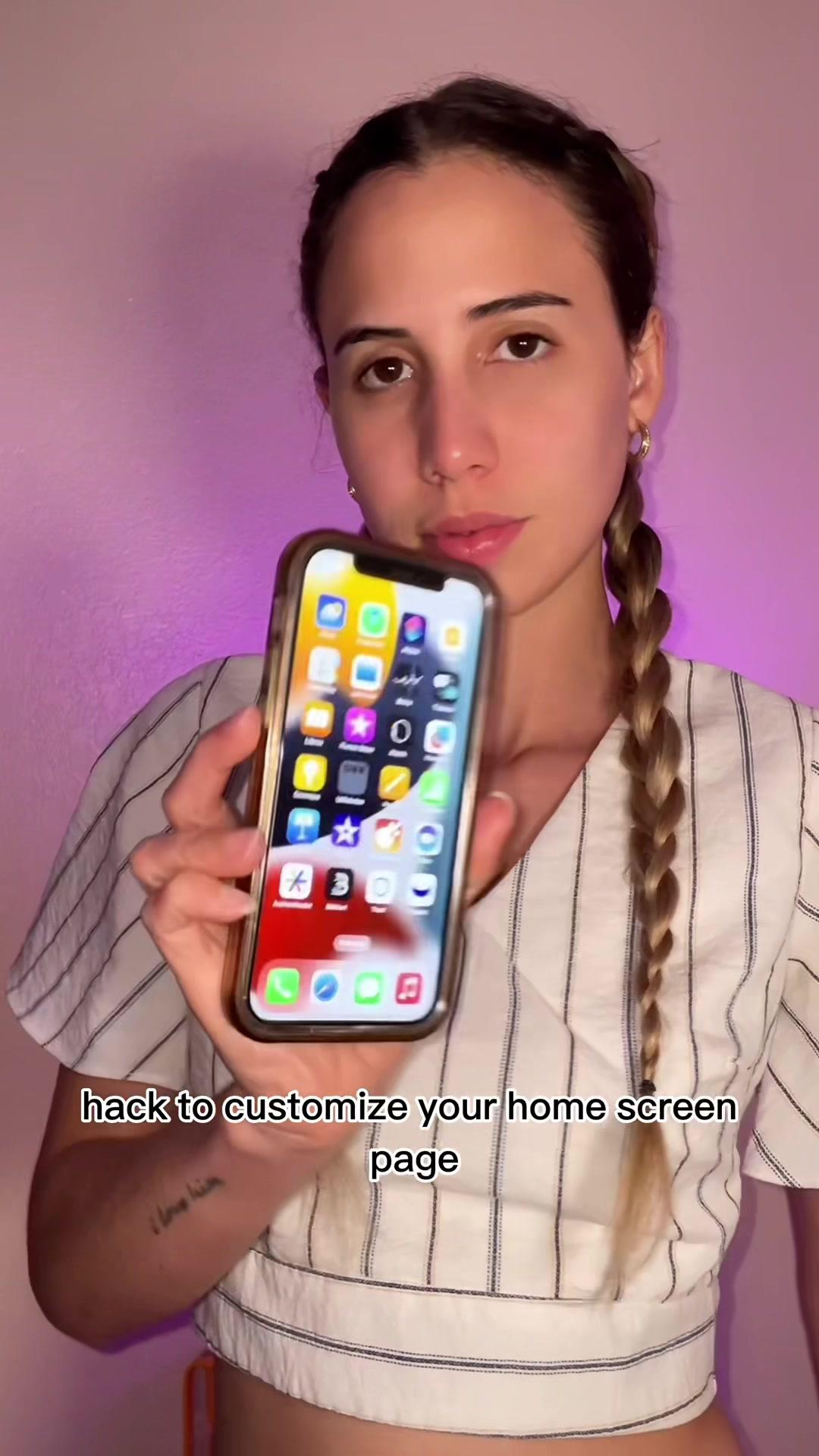 Hack to customize your home screen page #widgethub #solyb #fyp