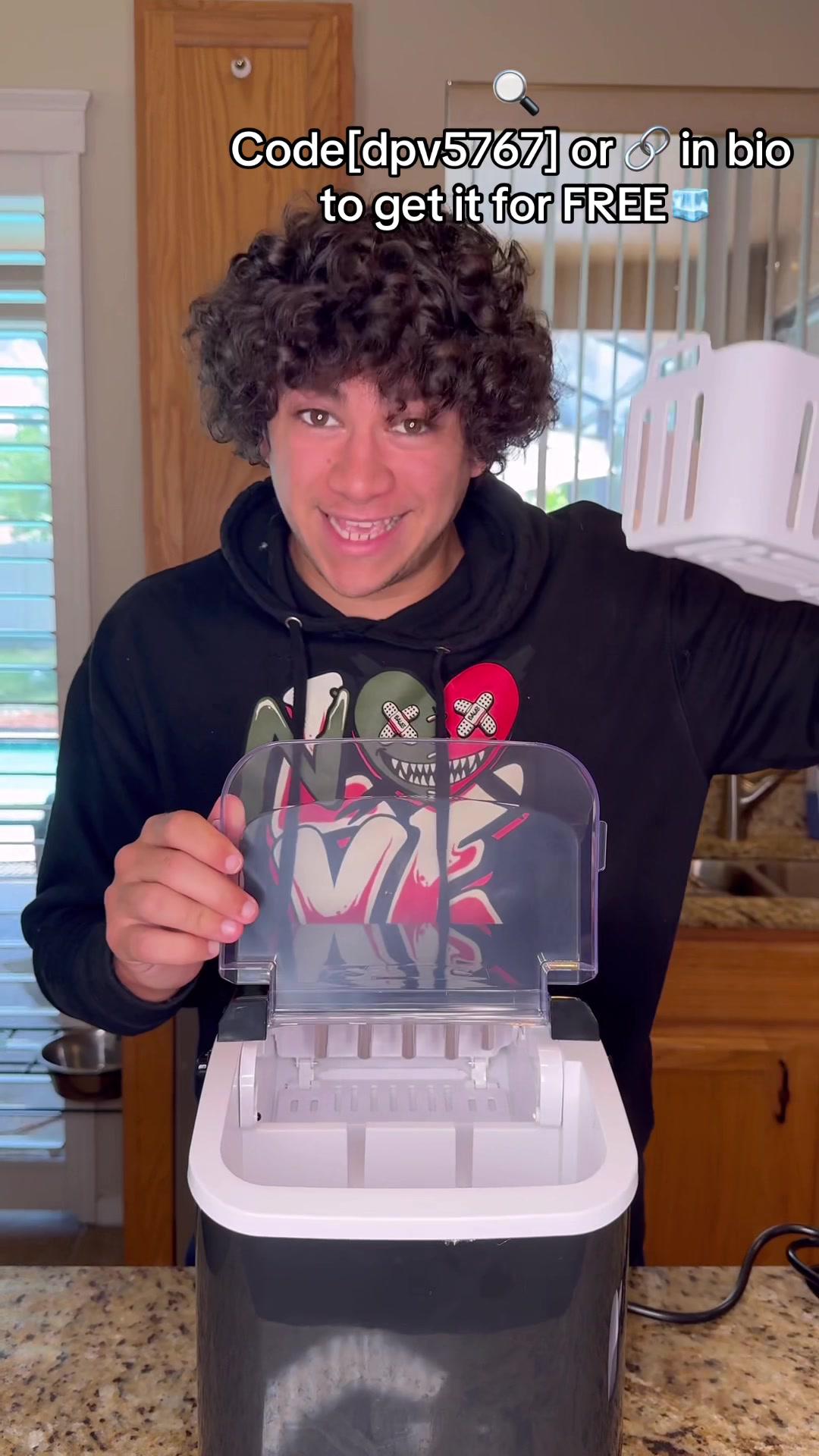 Please add a positive review of TEMU 🧊🔍Code*[dpv5767] for Free Ice Maker on #Temu & 🔗 in bio (App new users only with qualifying orders) Faster Delivery and shipping, Ships from US Warehouse +