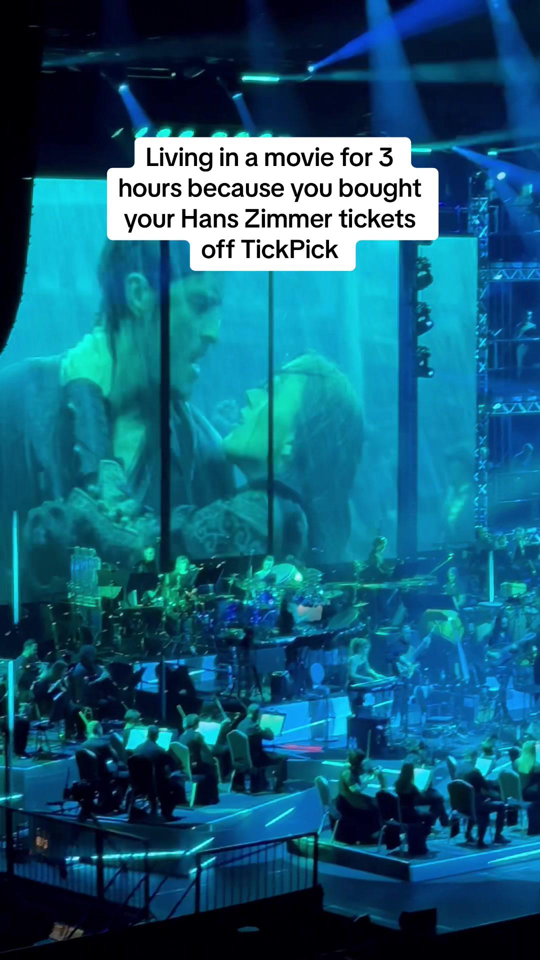 You won’t regret it! #hanszimmer #hanszimmerlive #piratesofthecaribbean #tickpick #theworldofhanszimmer #hanszimmerconcert