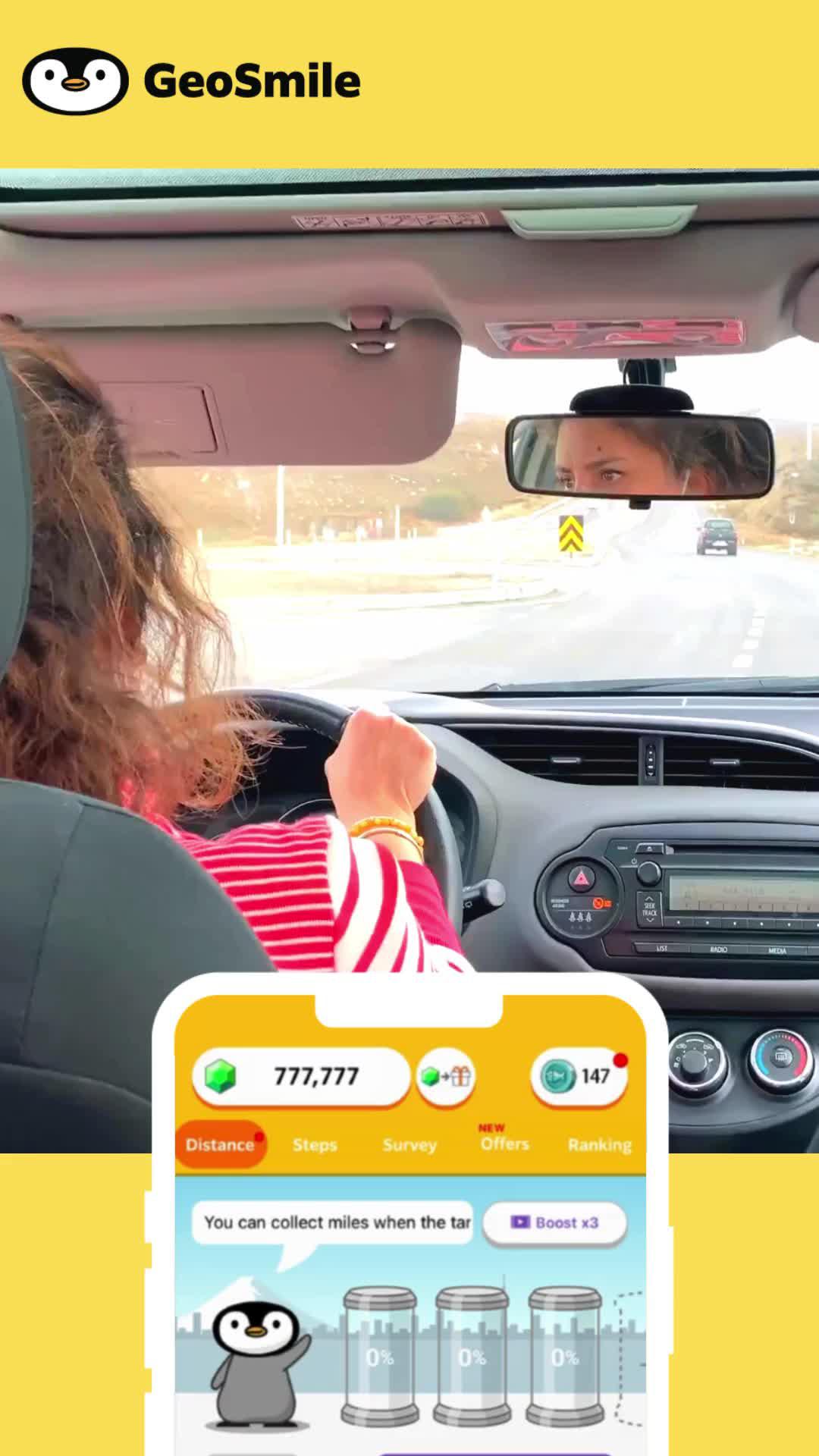 Japan's No.1 Pocket Money Maker App. Your walking, biking, or driving can be turned into a GiftCard.