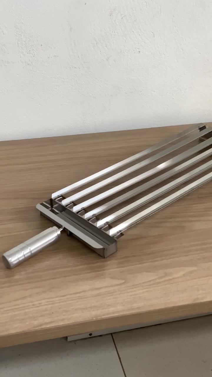 Grelha Para Churrasco Inox Modelo Argentina  Coletor Gordura