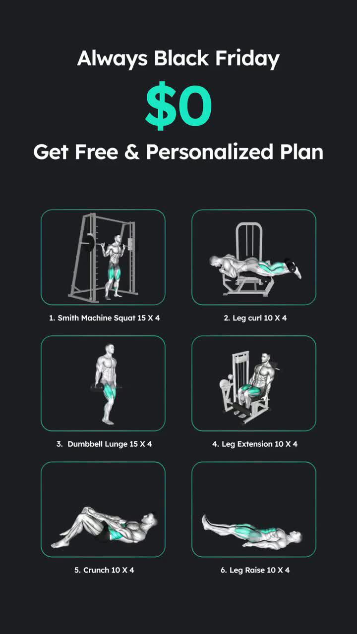 Get Free & Unlimited Workout Plans! No more Guesswork, Just Fitness