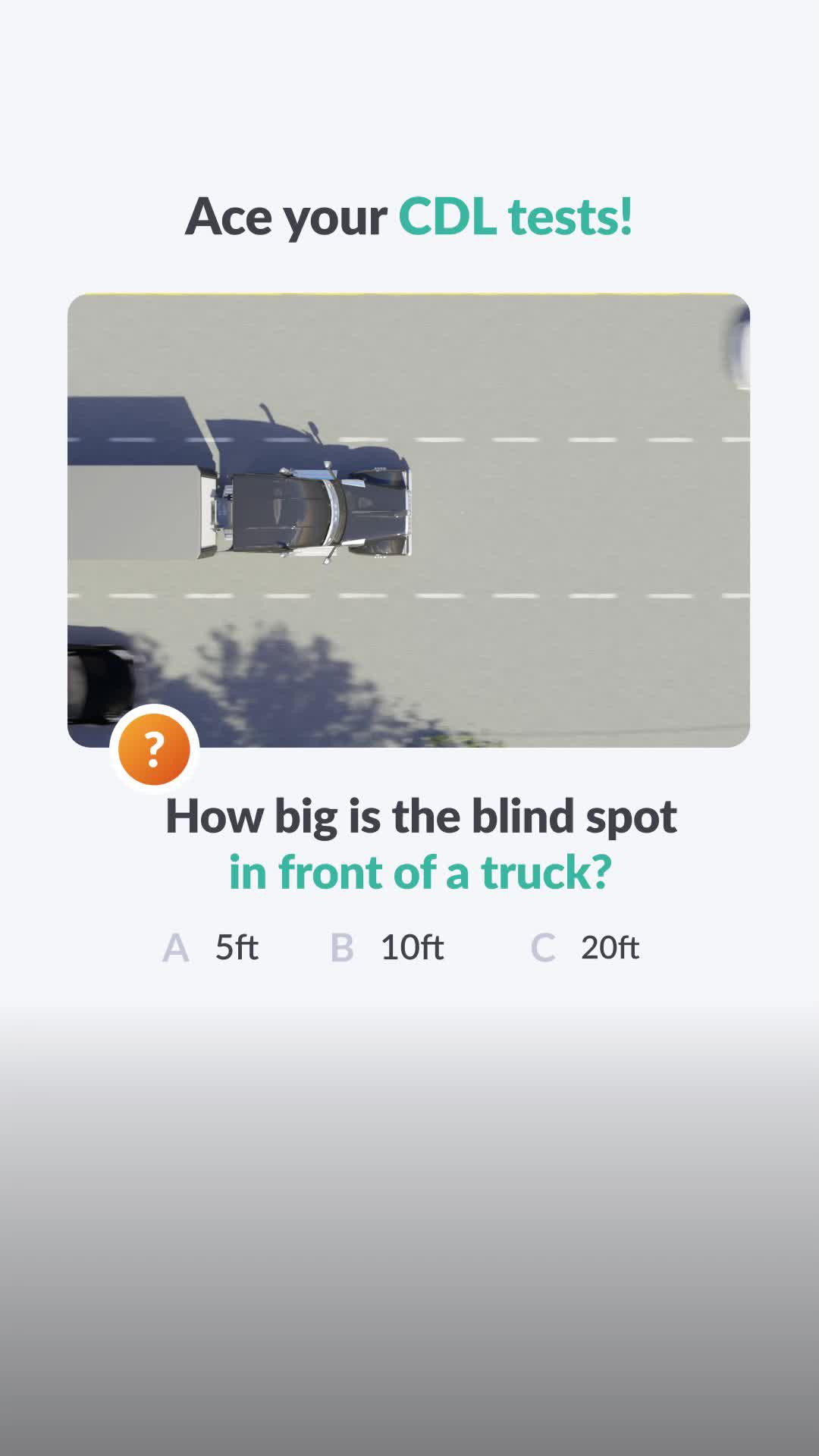 Study for your CDL test now!