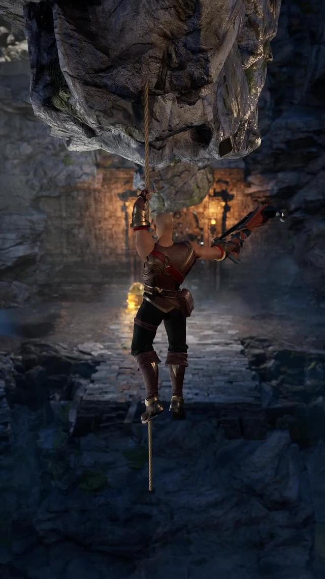 Bloody loot boxes awaken in a mysterious dungeon.