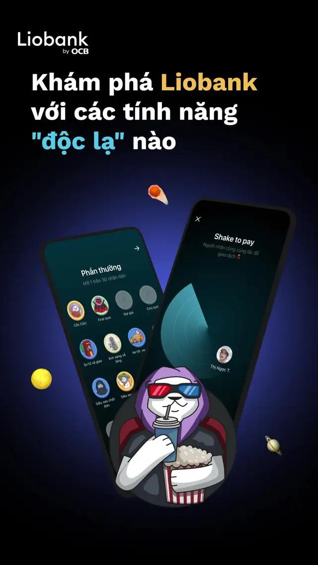 Trải nghiệm tính năng của Liobank!