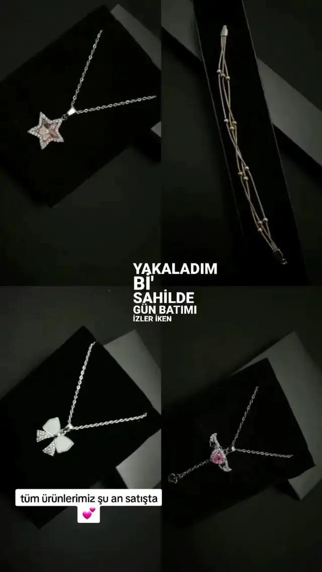 ürünlerimizin hepsine profiledeki linklerden ulaşabilirsiniz. Üstelik ilk sipariş verene hediyelerimiz sizi bekliyor ♥️#aksesuar #kesfetteyiz #discover #kurdele #kolye #kolye  #jewellery 
