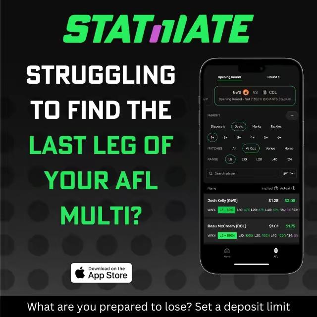 Bet Smarter: AFL Player Insights Like Never Before | Download Now!