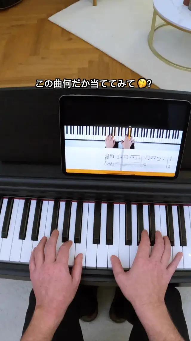 好きな曲で
ピアノの練習