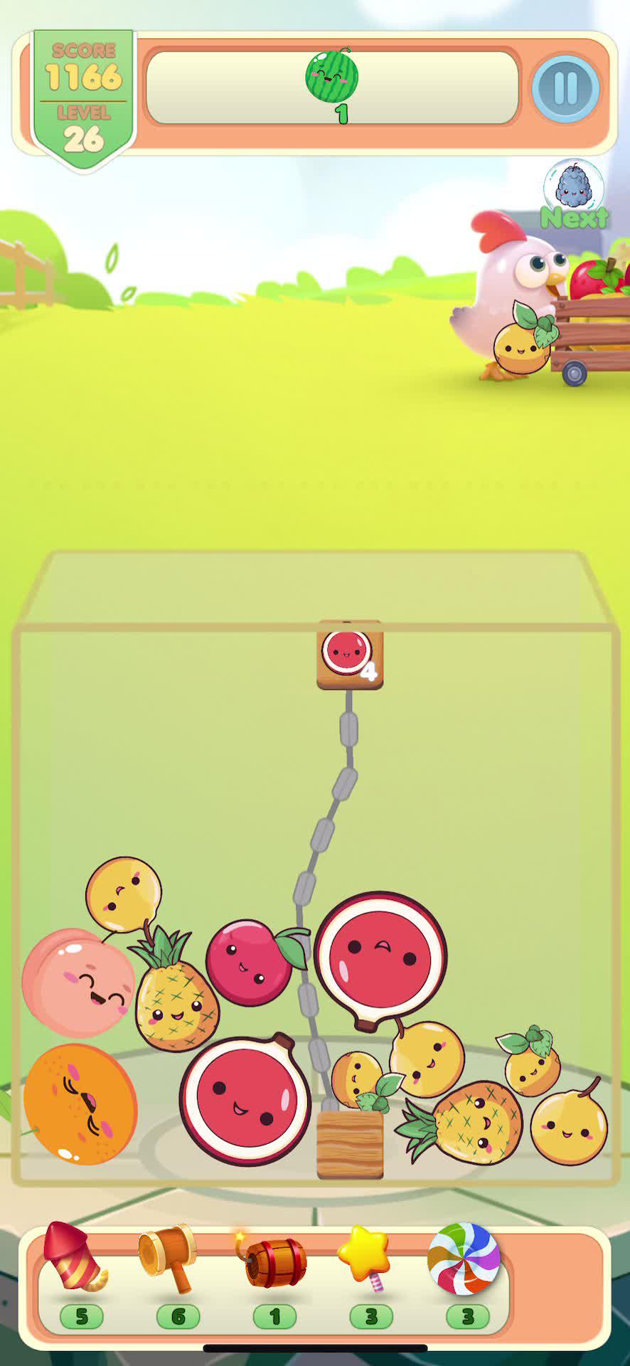 Incredible tactical move #pophua #スイカゲームモバイル #スイカゲーム #watermelongame #suika #watermelon 