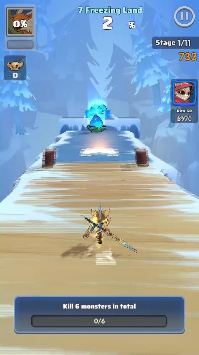 Defeat all enemies in your path