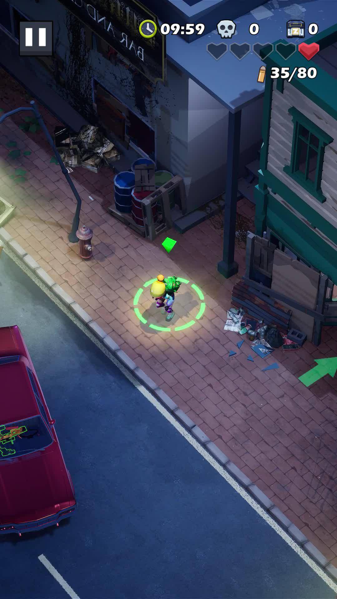 Zombies are coming to town! you need a gun