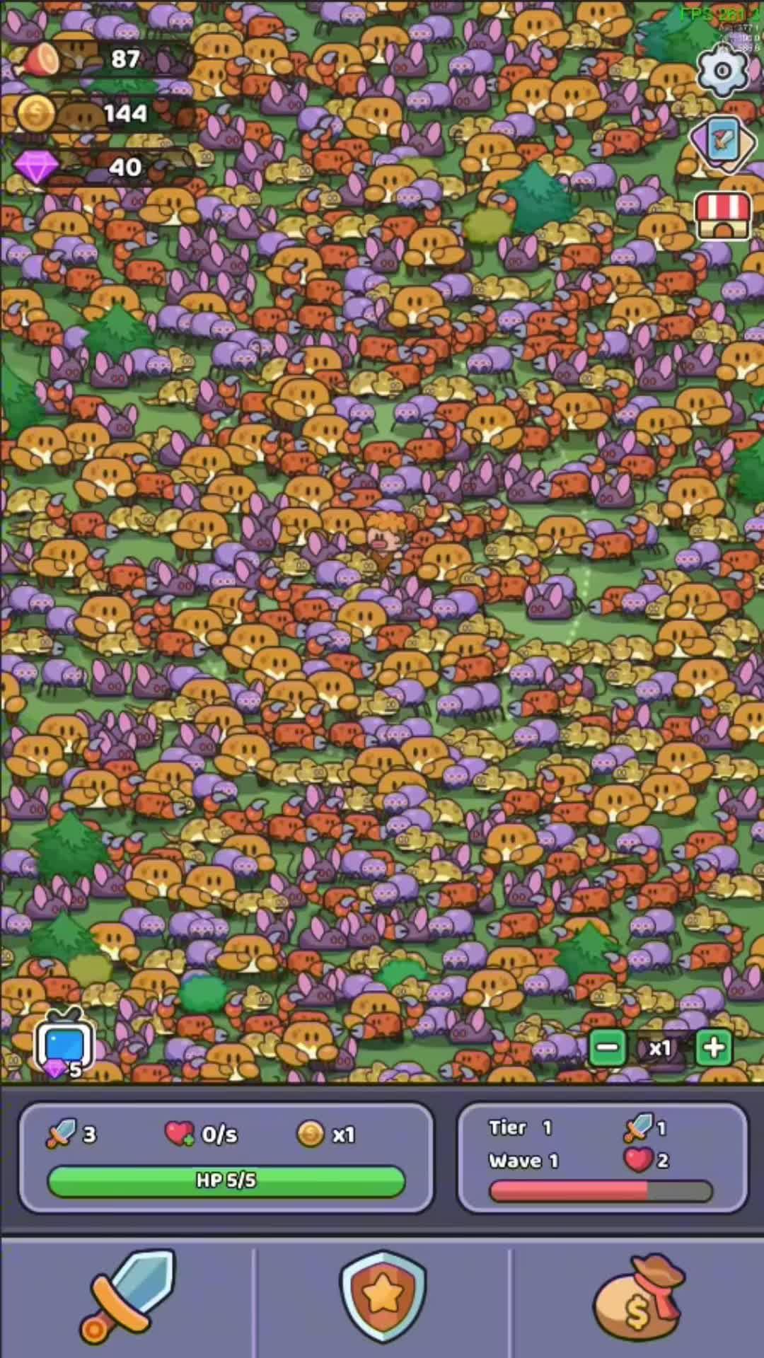 Defeat mighty bosses