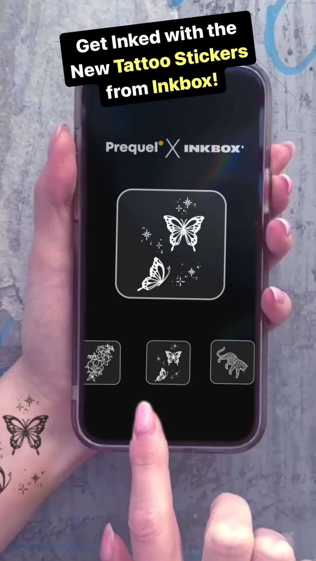 Experience temporary or digital tattoos by Inkbox&Prequel