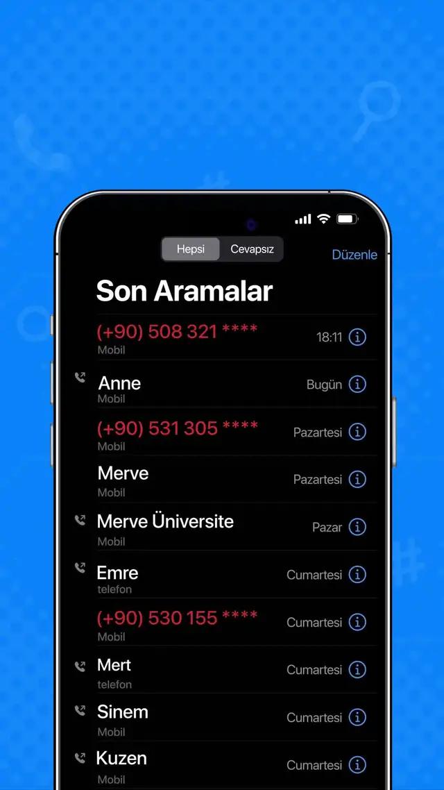İnsanlar sizi telefonlarında nasıl isimlendirdi bilmek ister misiniz?