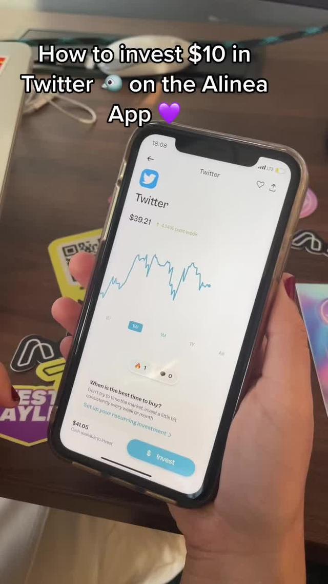 How to invest $10 in Twitter on the Alinea App 💜🥳😎 A full step by step on investing! #alineaapp #alineainvest #investingforgenz #genzinvests #impactinvesting101 #howtoinvest