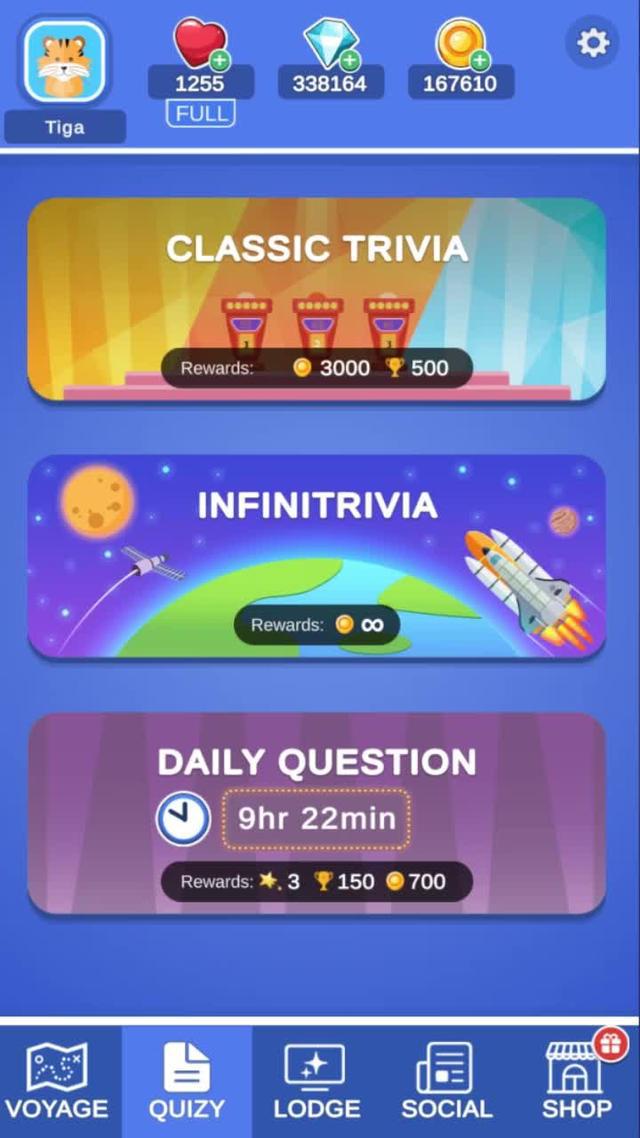 Get plenty of coins as you challenge and win against real players in this fun trivia game