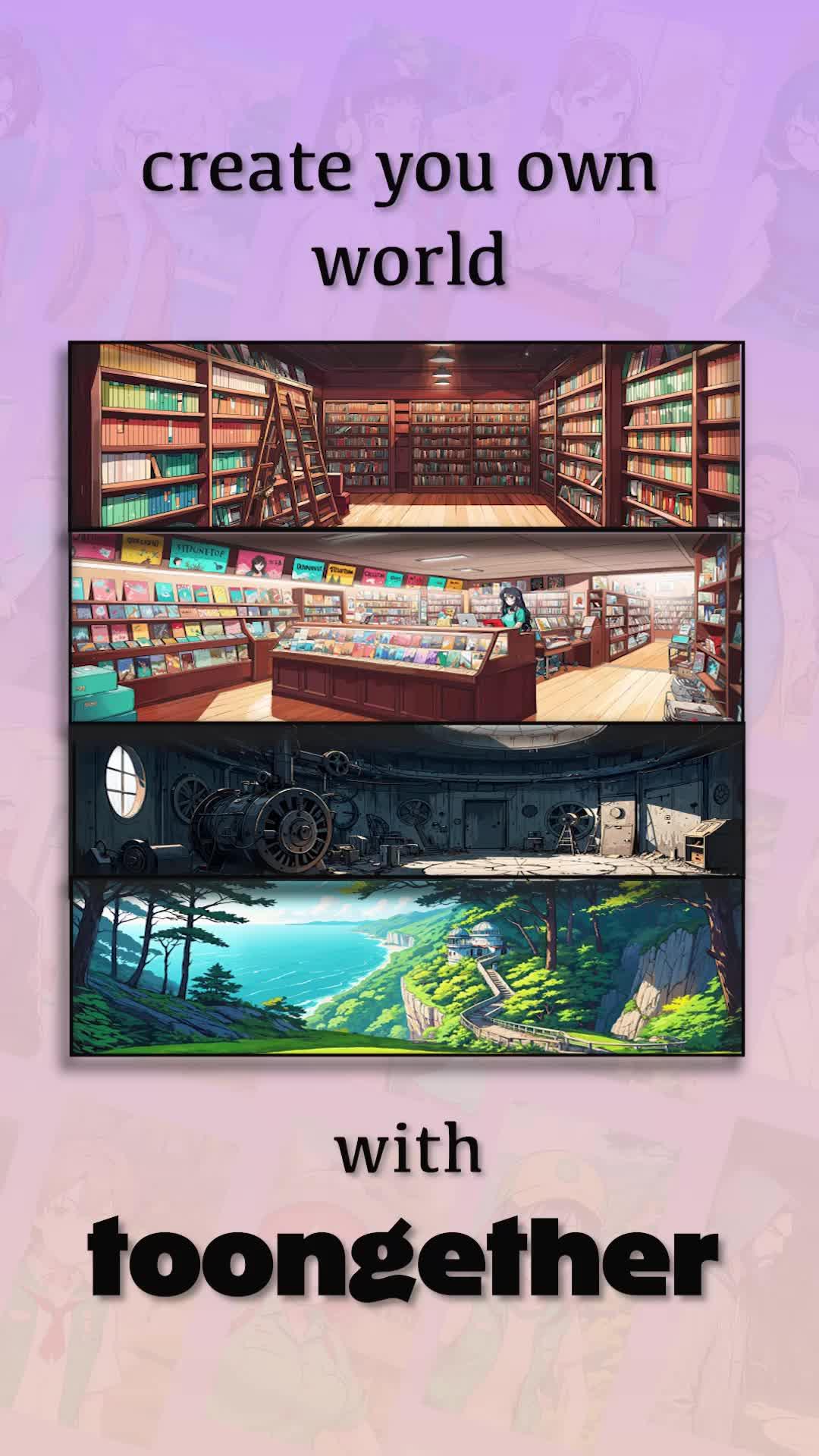 Dive into your own comic world with toonether!