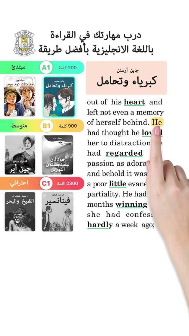 درب مهارتك في القراءة باللغة الانجليزية بأفضل طريقة