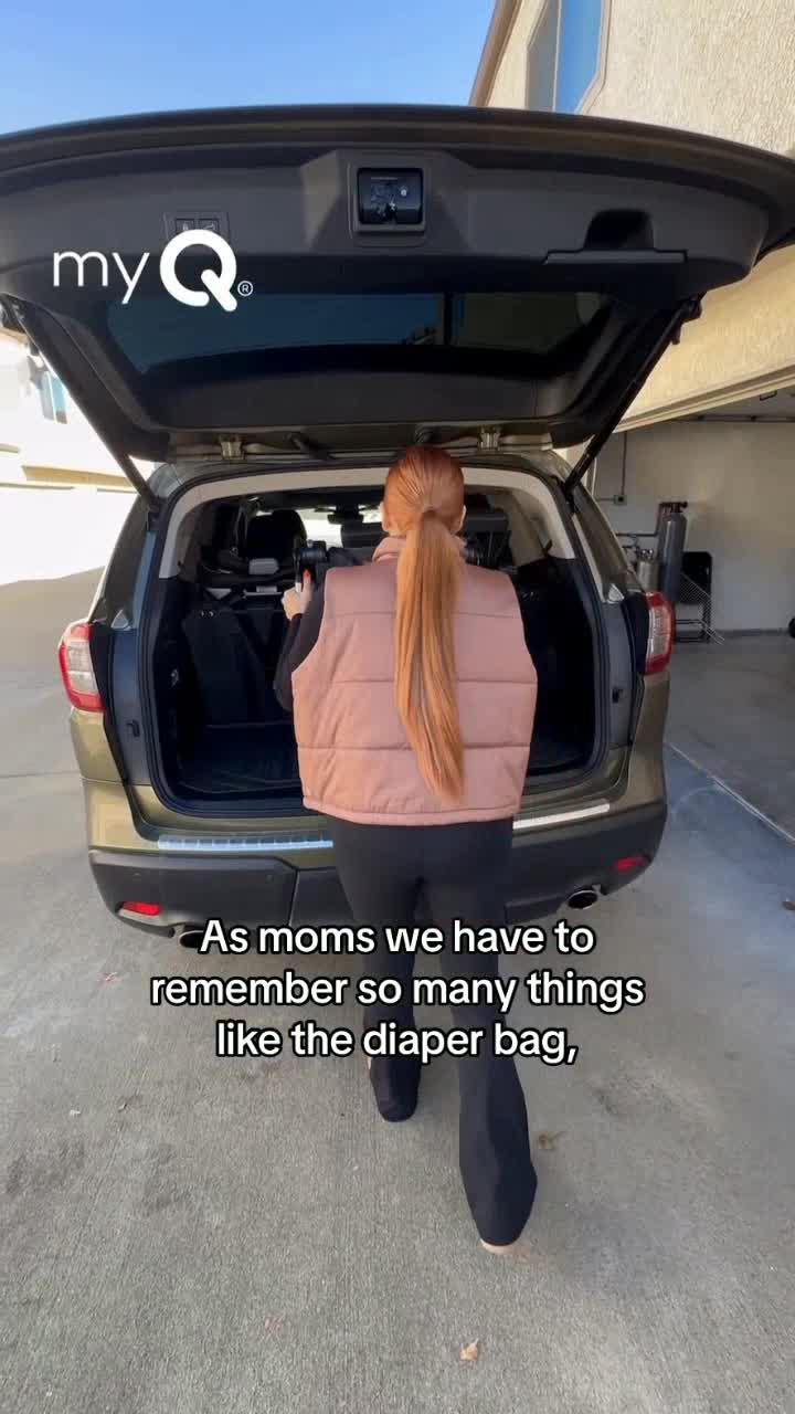 Make mom life a little less hectic with the myQ app.