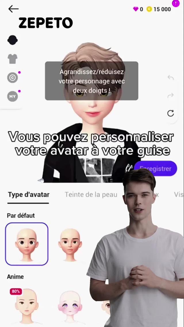 Créez votre propre avatar!