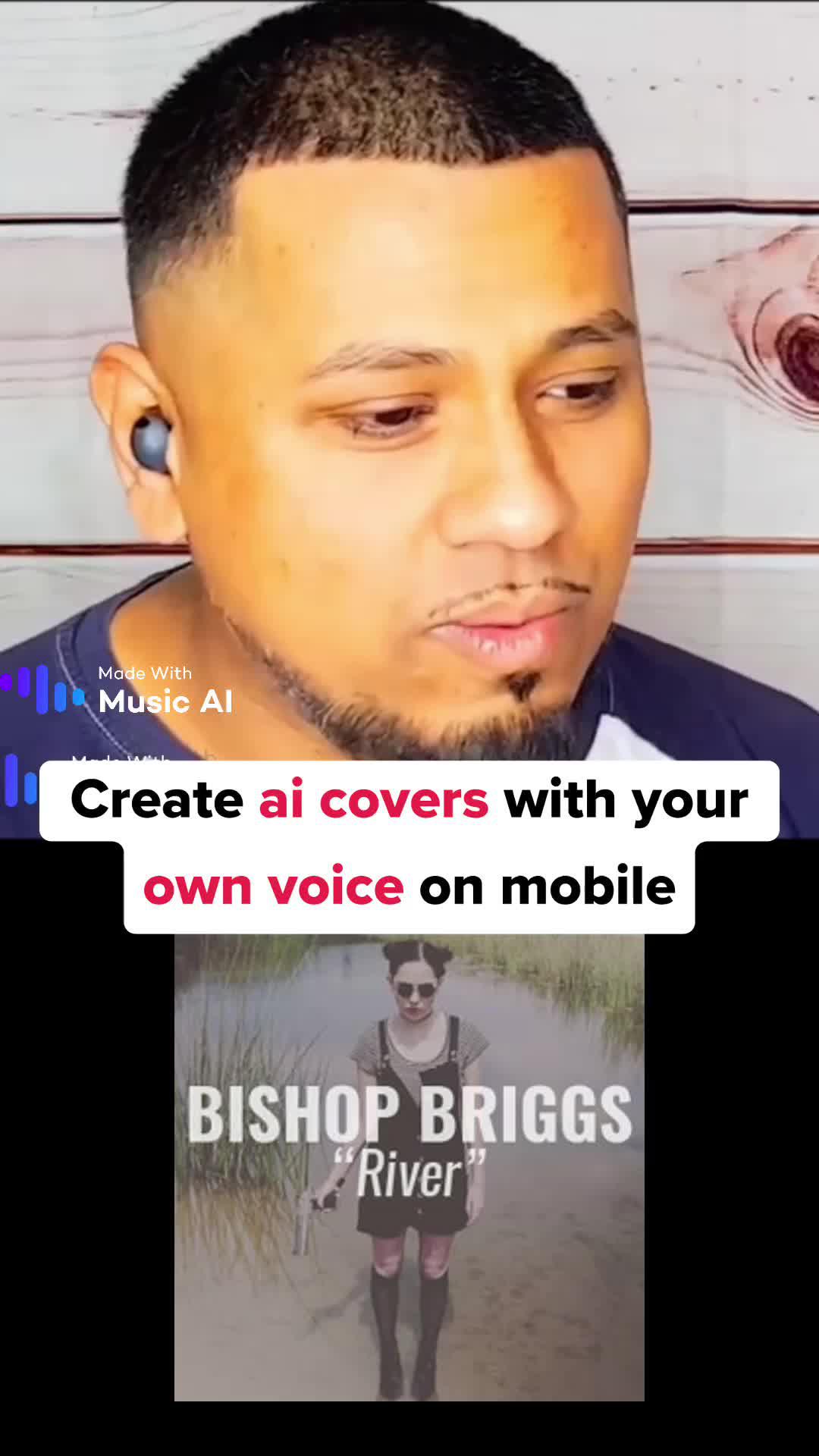 Create AI covers with your own voice on mobile