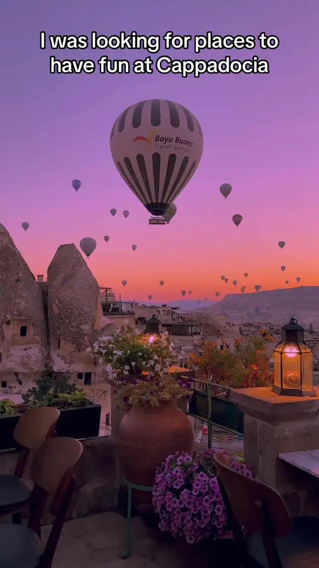 Let the sunrise with Genius AI. Download now for FREE.  #cappadoccia #afterparty #techno  #sunrise #geniusai