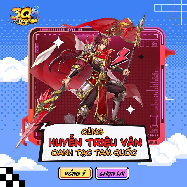 Triệu Vân chờ bạn trong 3Q Legend