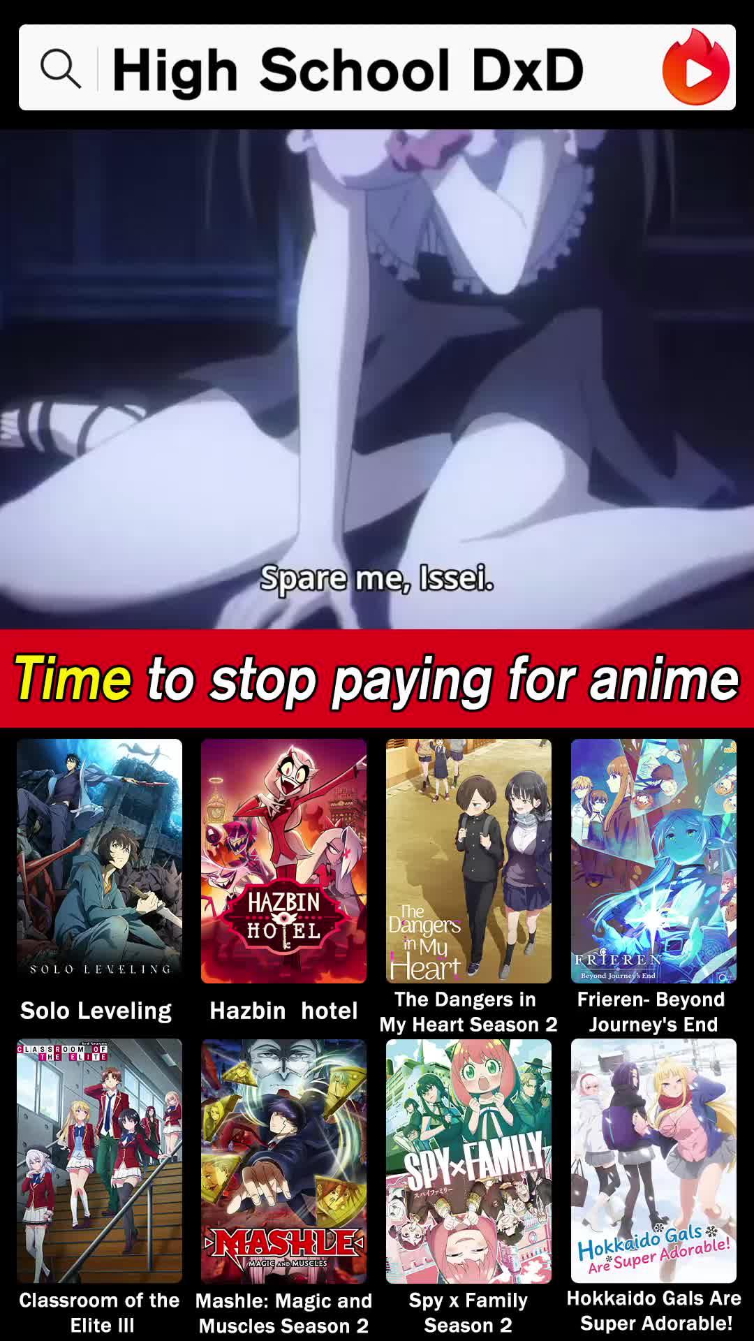 Watch your favorite anime