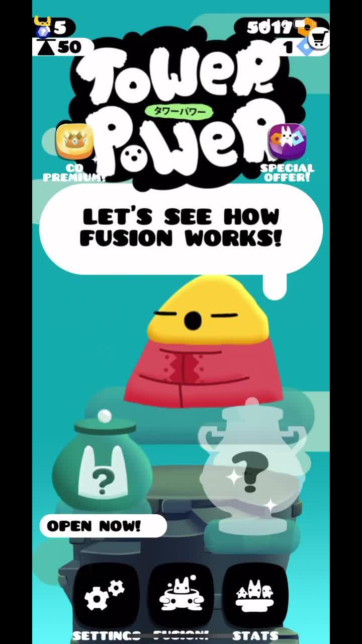 Tower Power fusing bunnies and stuff to unlock new #characters #fyp #towerpower #lemonchiligames #flickemup #shmup #kawaii #cute #cutegame #mobilegame #bestgame #mobilegames #freegames #iphone #ios #android #iphonegames