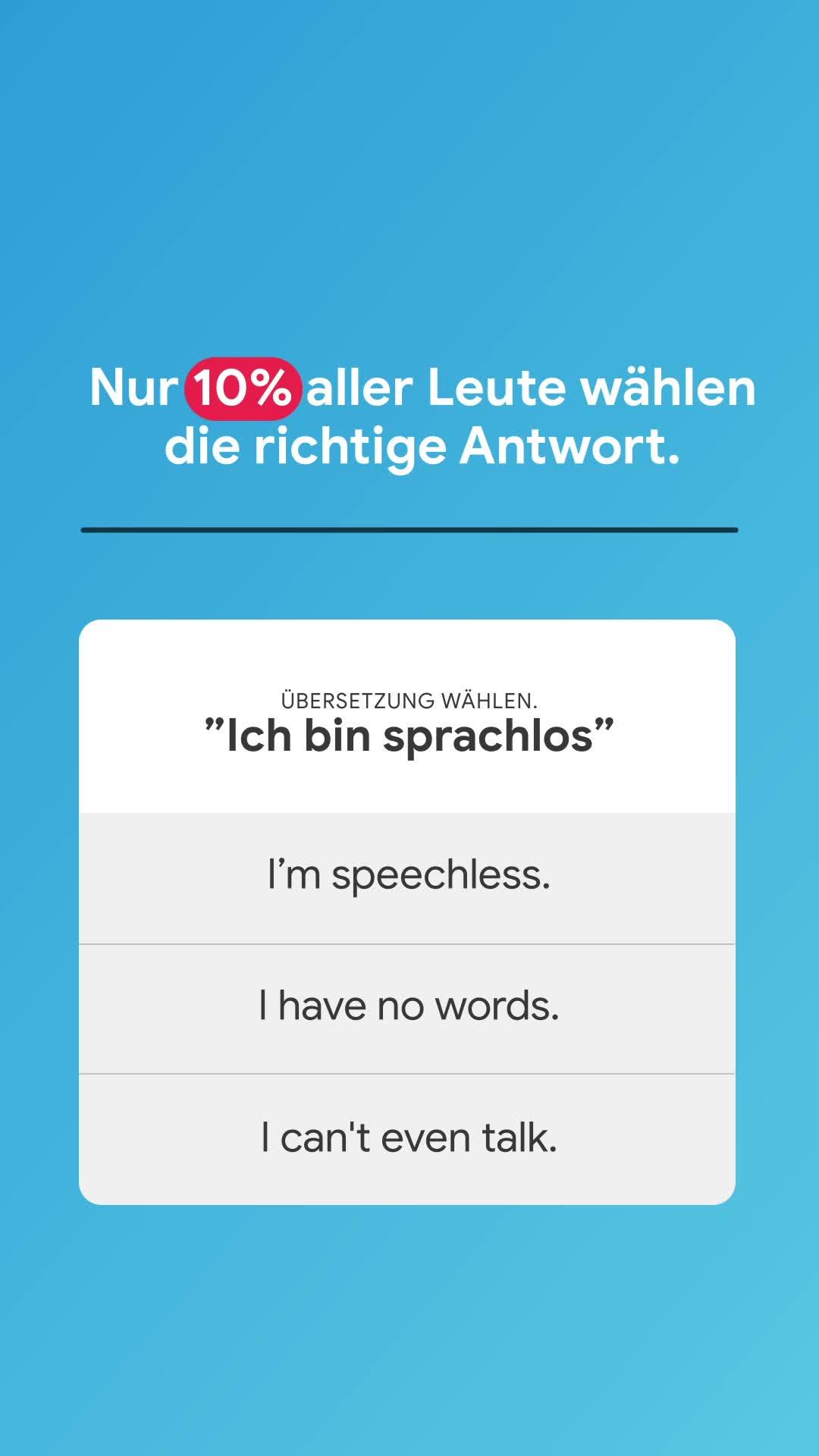 Intelligente und einfache App zum Englischlernen!