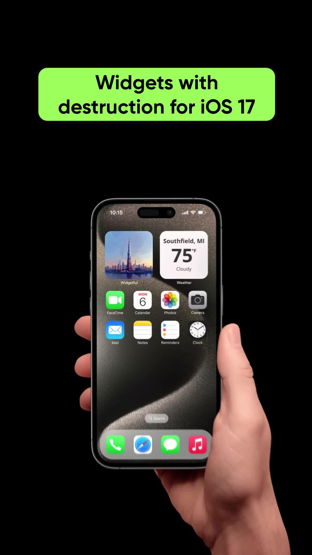 All iPhone widgets in one app. Download Widgetful now.