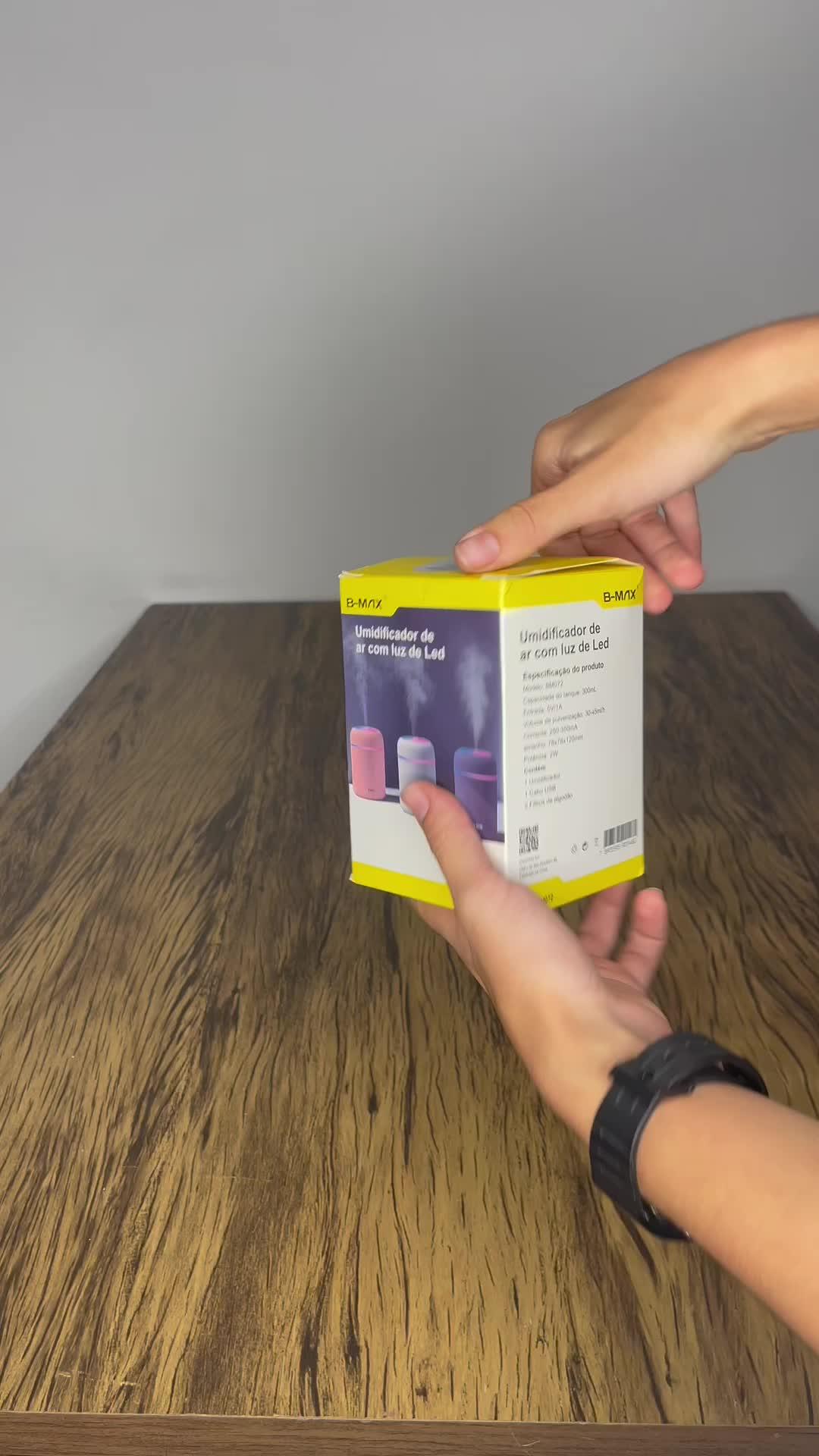 Mini Umidificador Ar Portátil Purificador Usb Colorido