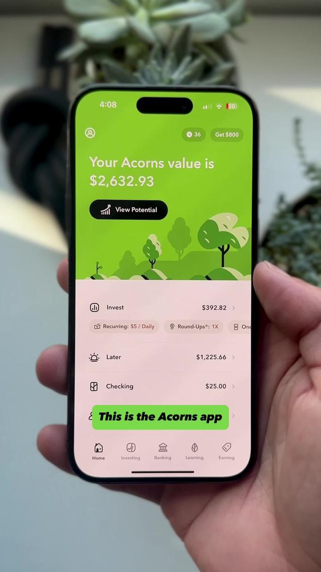 Acorns makes it easy and you can start with your spare change!