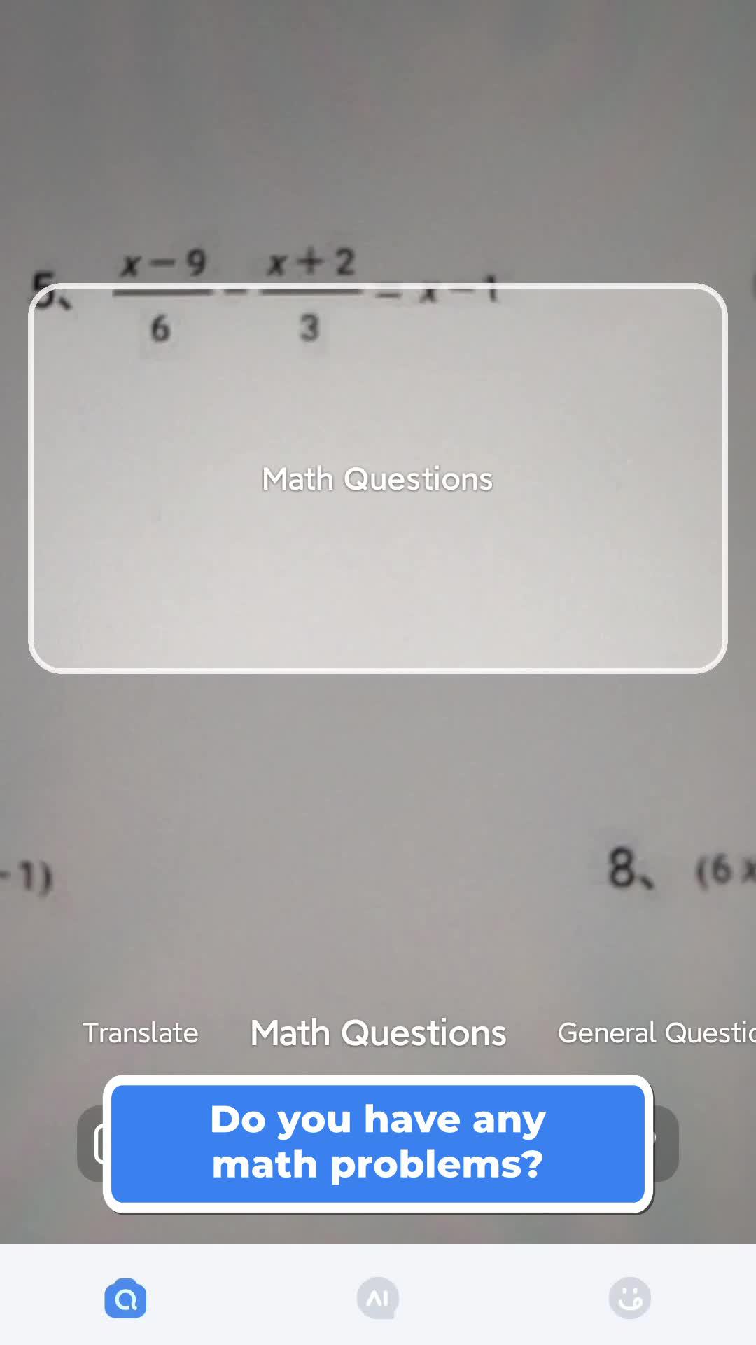 Get Math with Question.AI