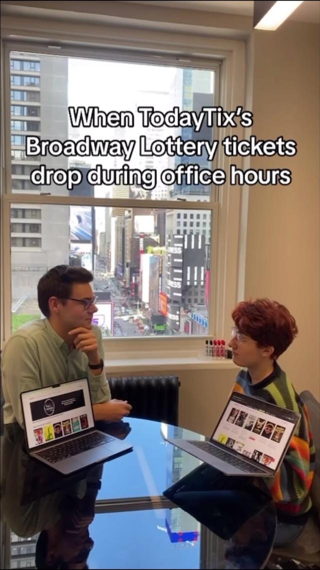Enter for a chance at exclusively-priced Broadway ticket in the TodayTix app. Download now!