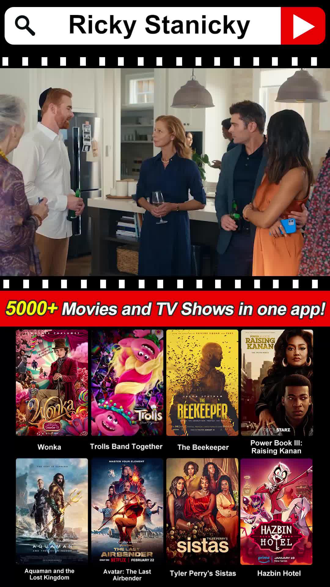 Live updates of popular movies