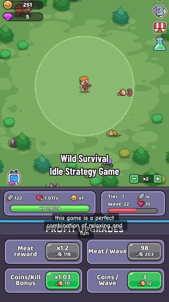 Addicting simplistic tower defense gameplay