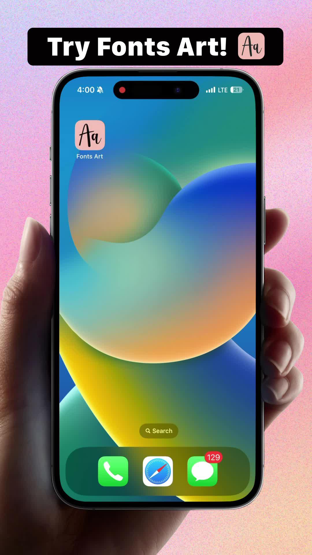 Customize your phone with Fonts Art!