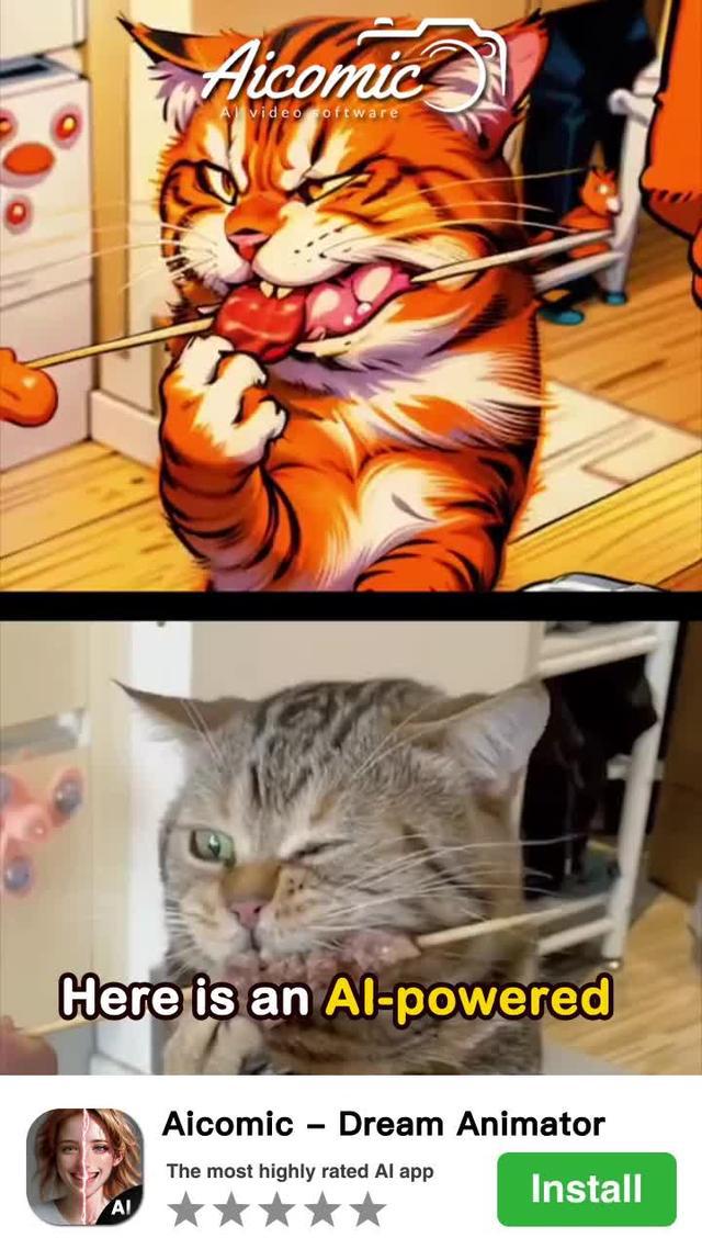 This is so cute! ! AI makes my things come to life