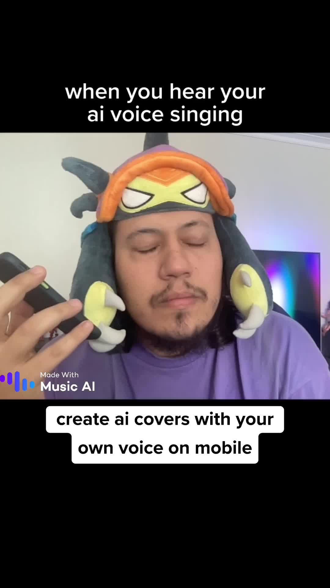 Create AI covers with your own voice on mobile