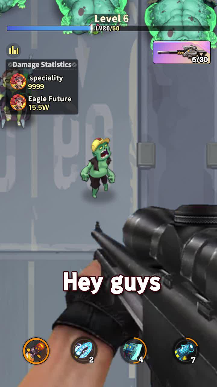 Pistol pop, zombie drop