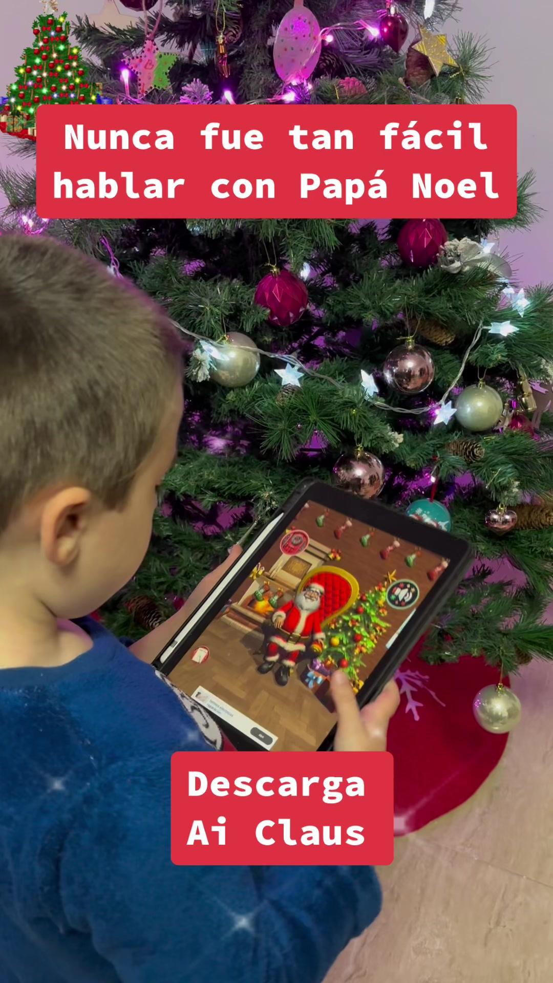 Busca “Ai Claus” en tu tienda de aplicaciones iOs o Android y disfruta de Papá Noel, Mamá Noel y el Grinch https://dahu-software.es/ai-claus/ #aiclaus #santachat #virtualsanta #asksantaanything #santaclausai #navidad #xmas #navidadentiktok 