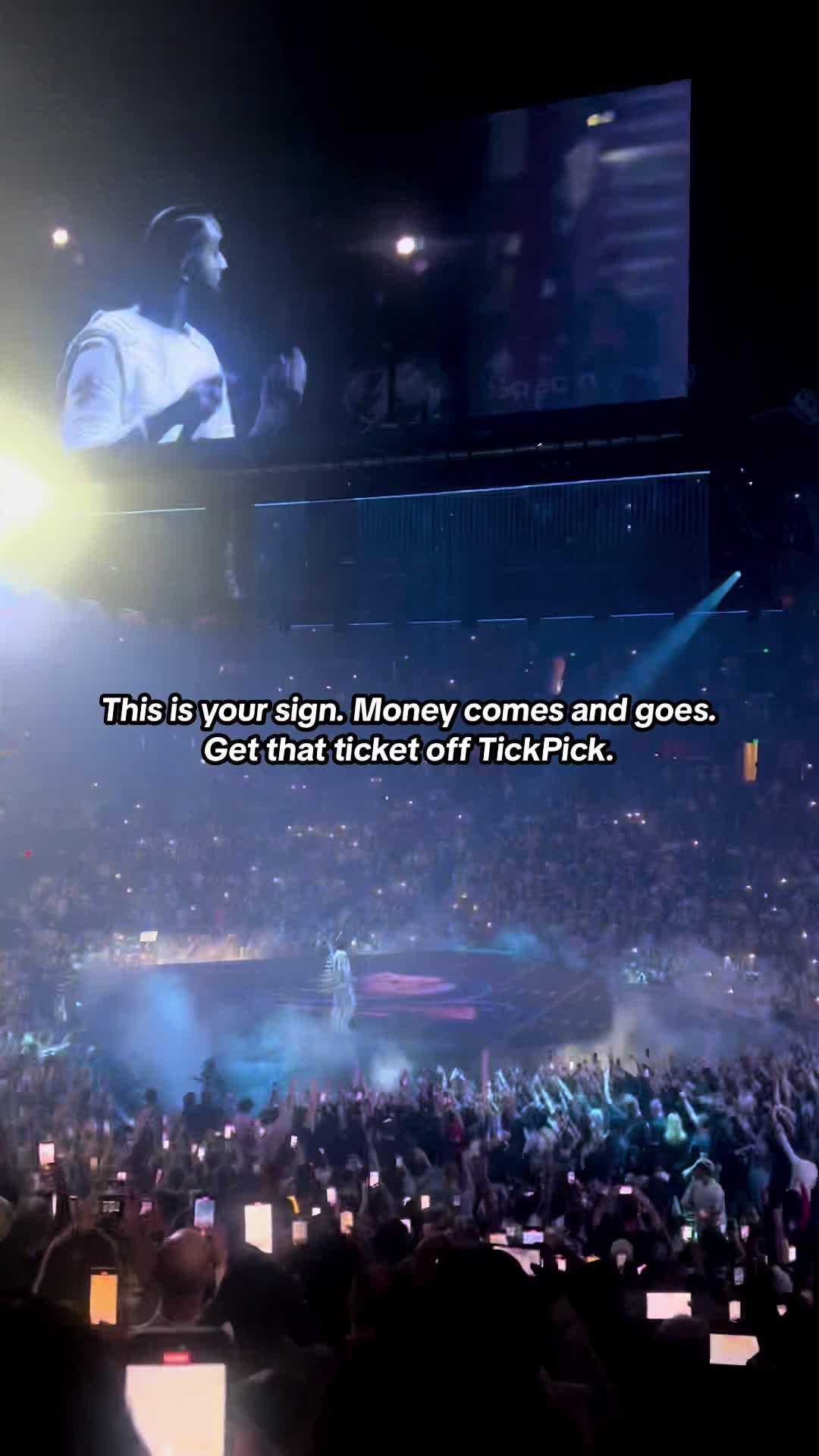 The only way to spend money and get richer? Experiences. #TickPick #allablurtour