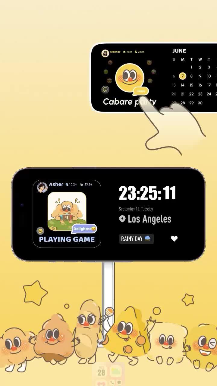Set exclusive widgets & themes for your Phone